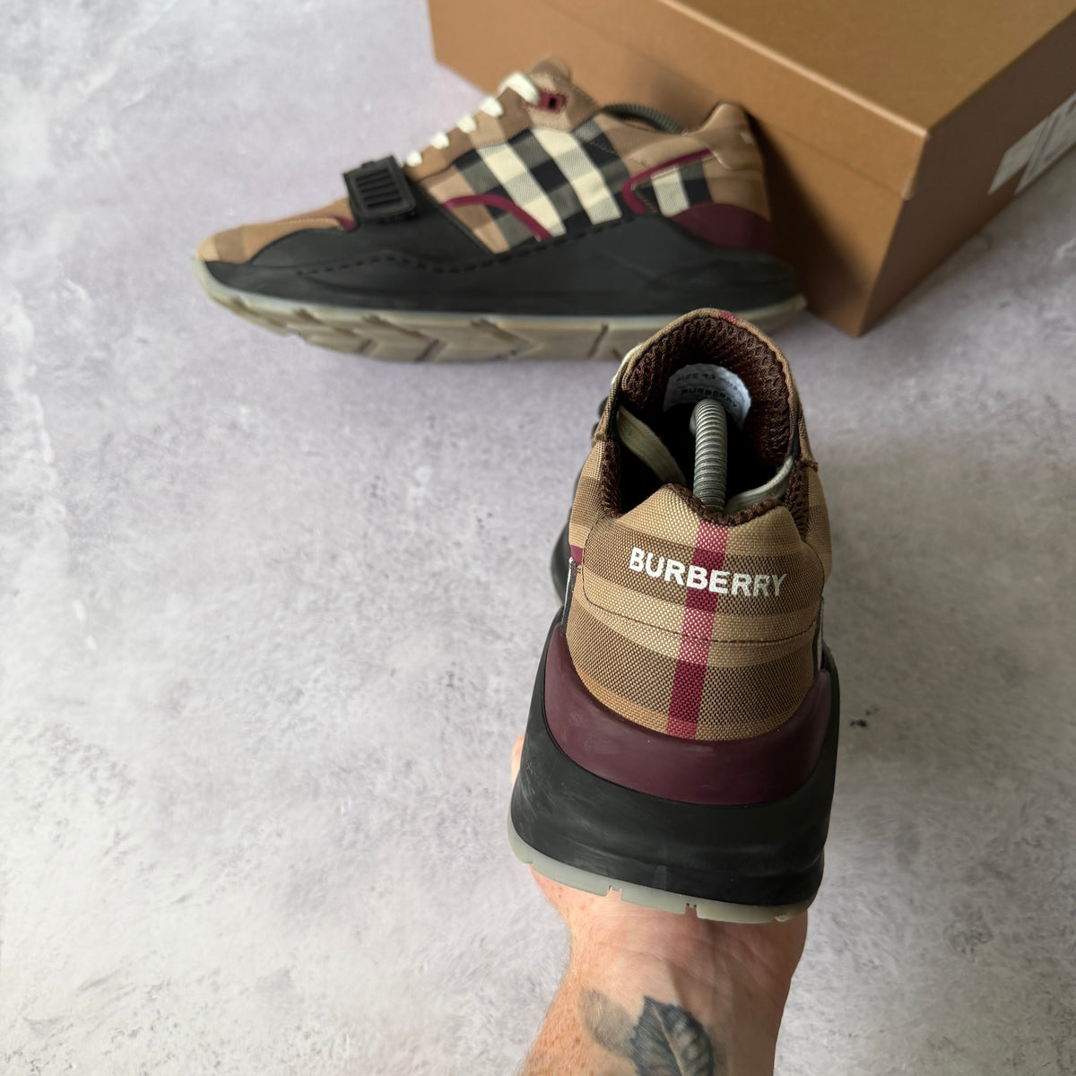 Burberry Ramsey Trainers - UK 9