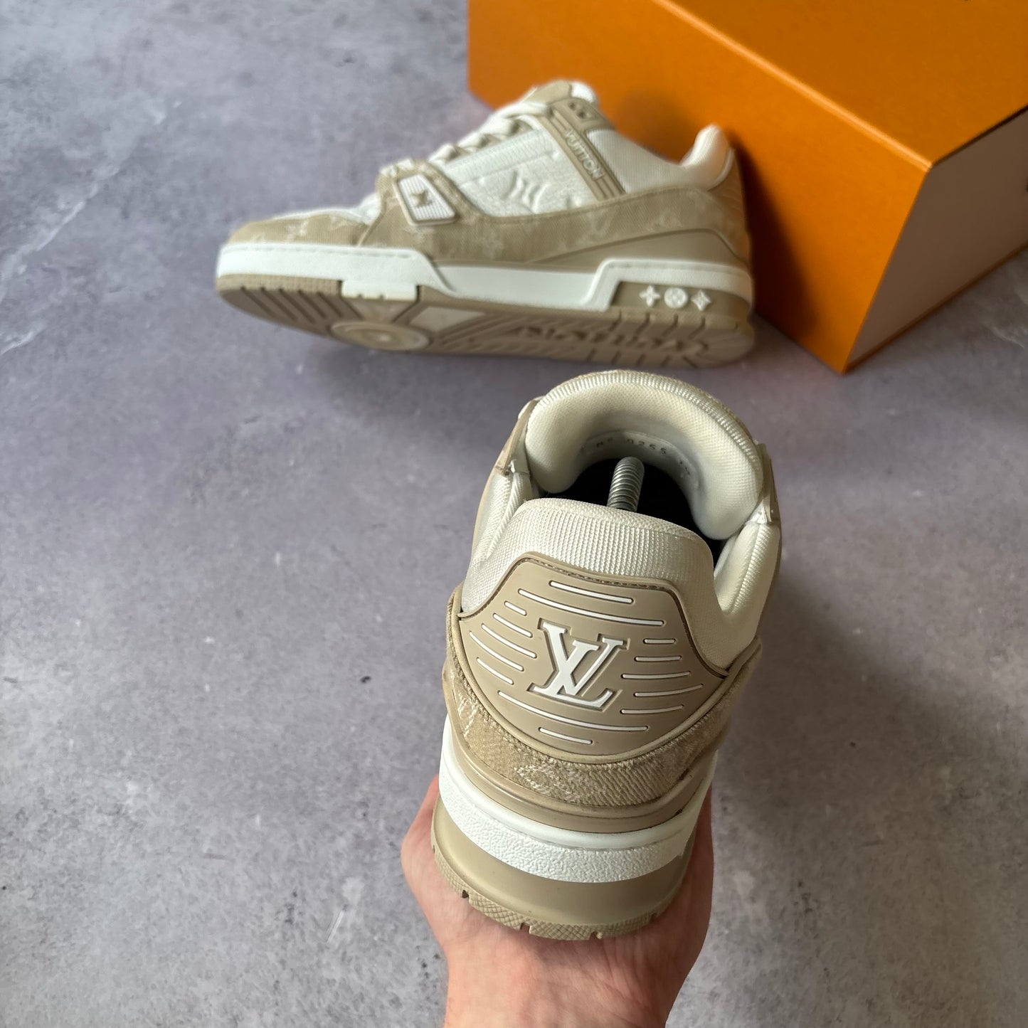 Louis Vuitton Denim Trainers - Fits UK 8.5