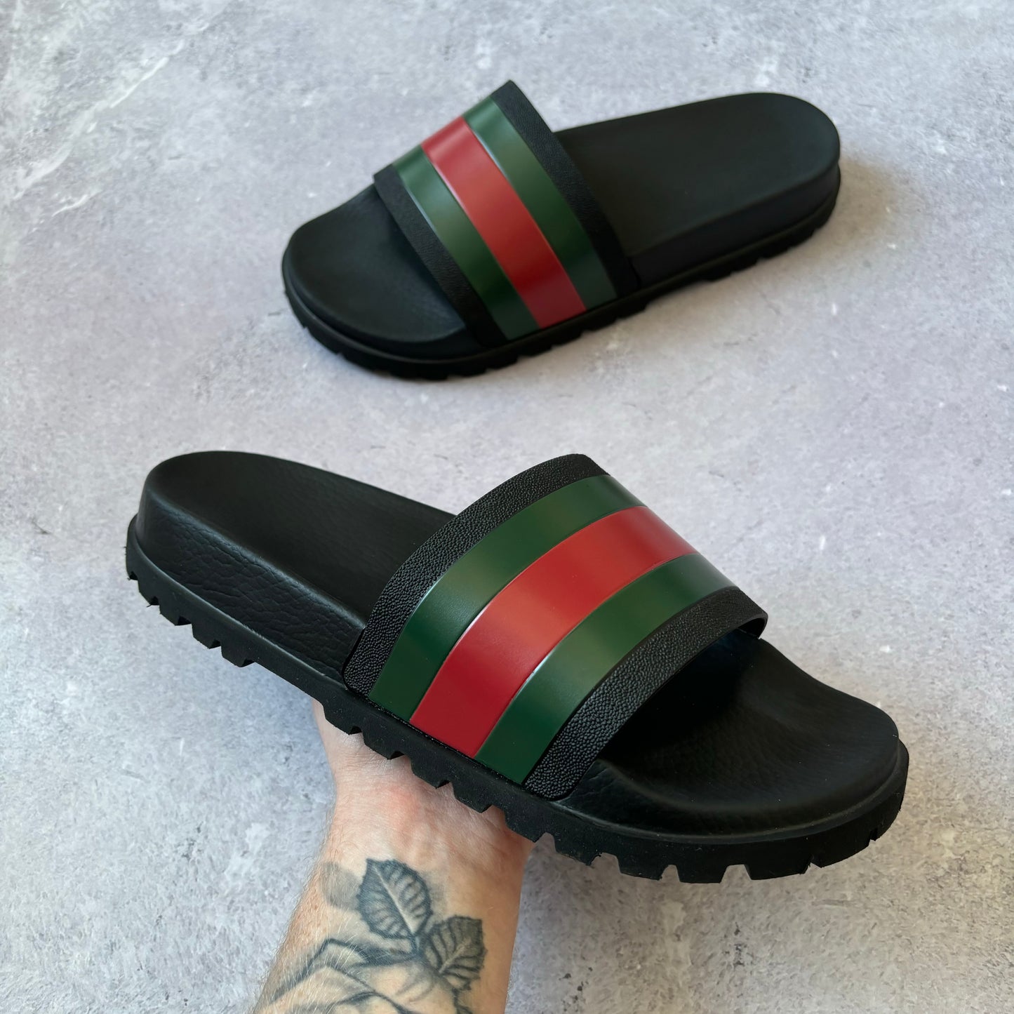 Gucci Web Sliders - UK 10