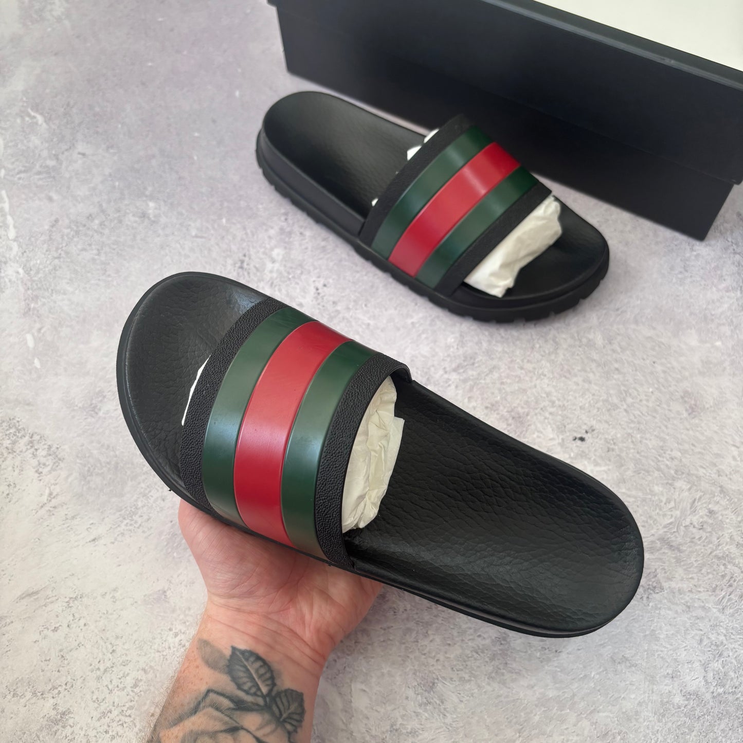 Gucci Web Sliders - UK 8