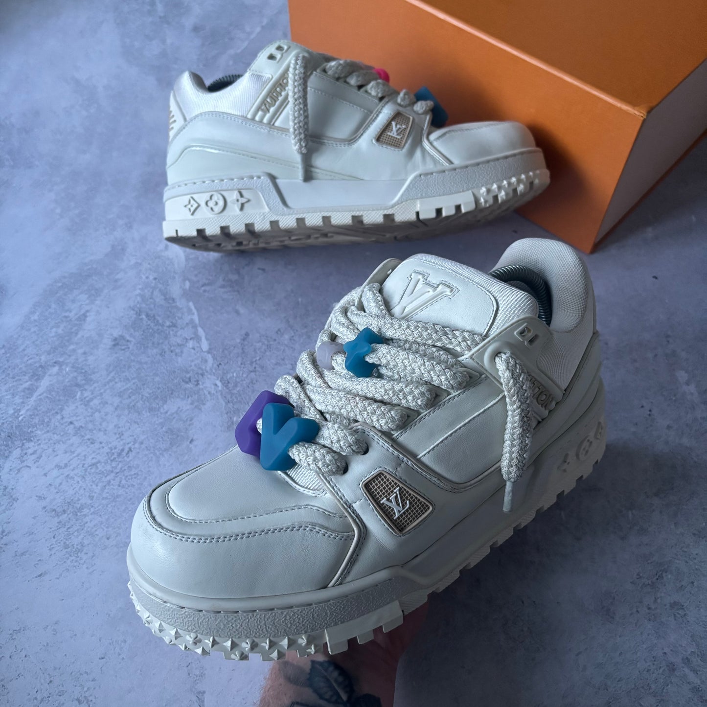 Louis Vuitton Maxi Trainers - Fits UK 10