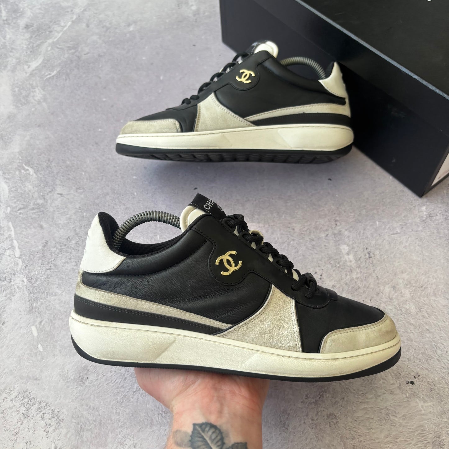Womens Chanel Trainers - Fits UK 5.5/6
