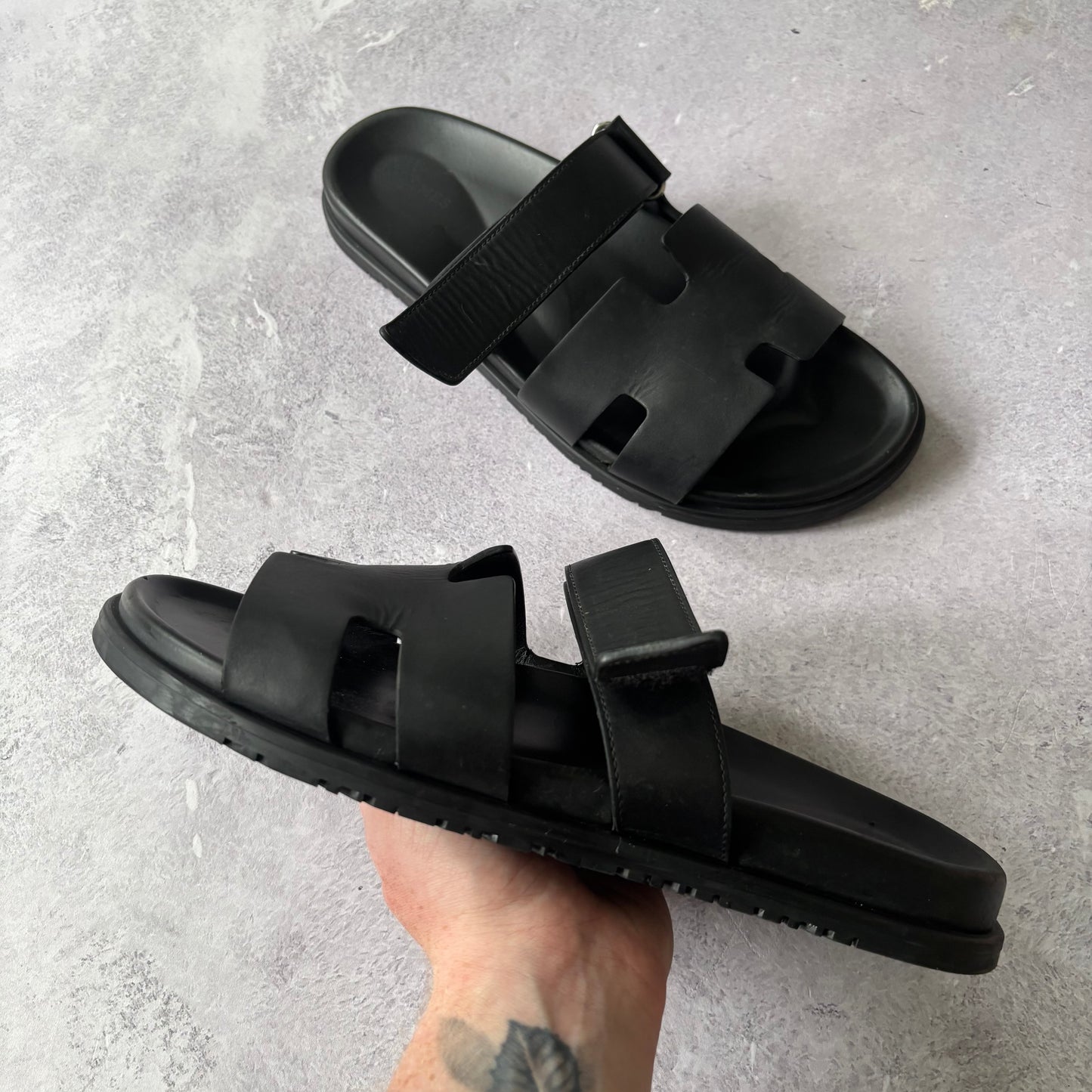 Hermes Chypre Sandals - UK 10
