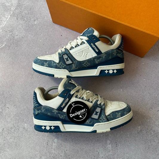 Louis Vuitton Denim Trainers - Fits UK 8.5