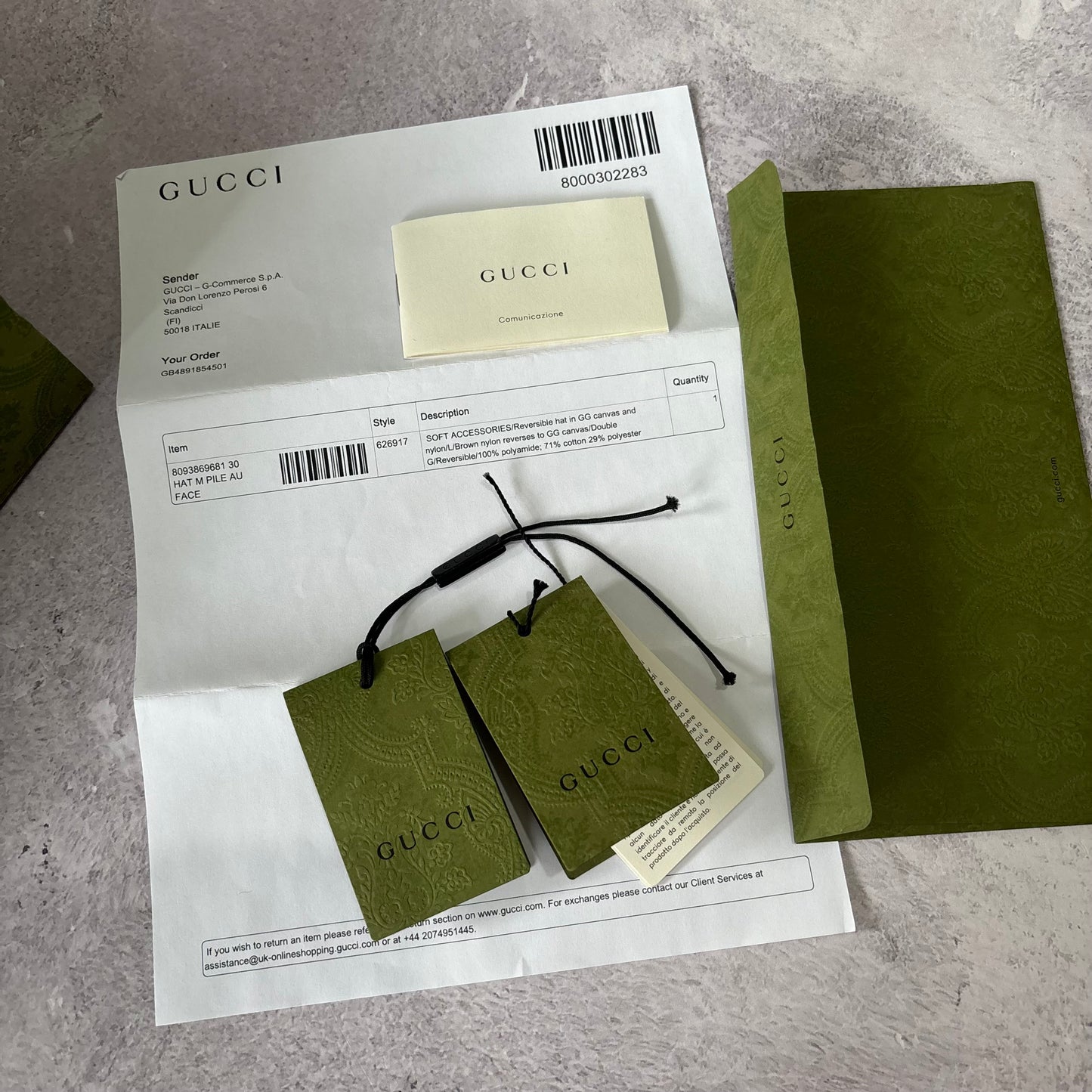 Gucci Reversible Bucket Hat - Large