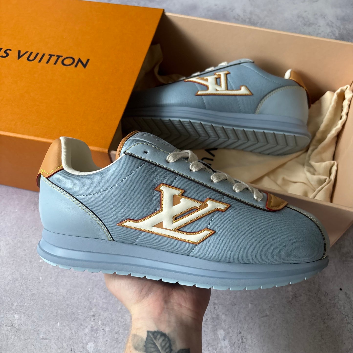 Brand New Louis Vuitton Buttersoft Trainers - Fits UK 10