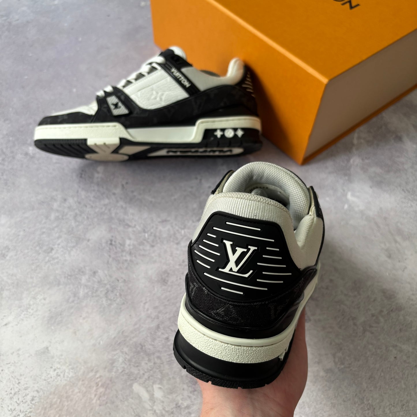 Louis Vuitton Denim Trainers - Fits UK 8