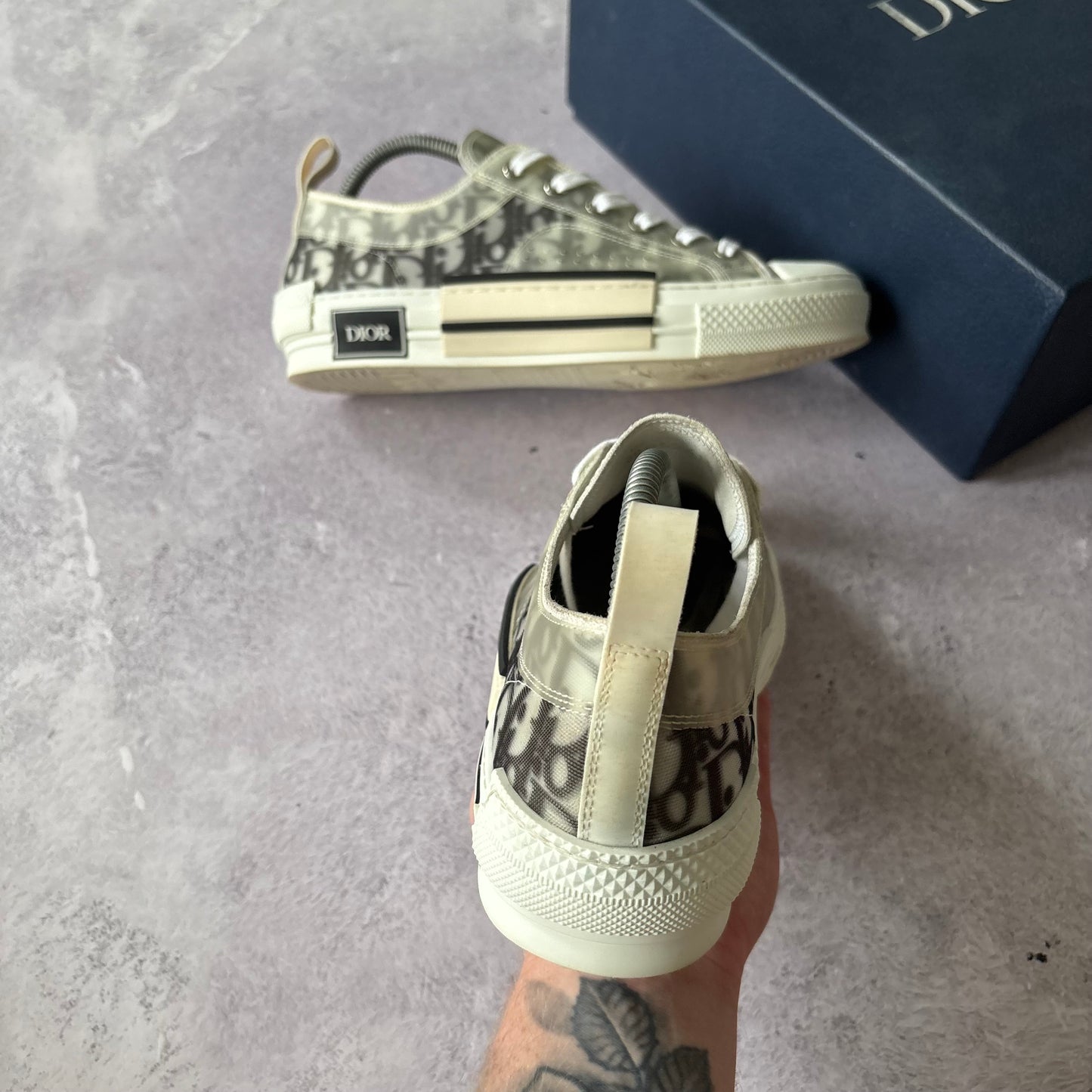 Dior B23 Low Trainers - UK 7.5