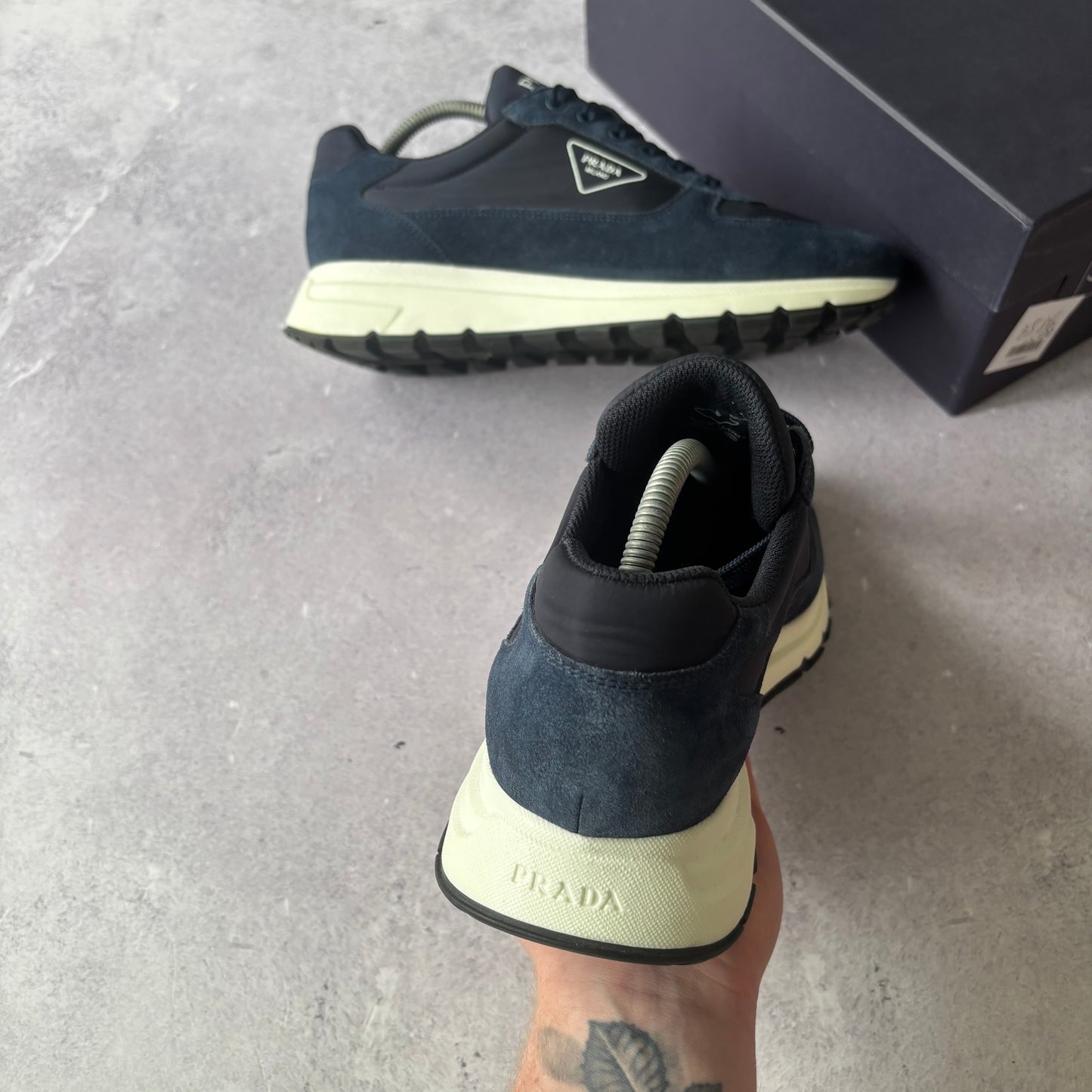 Prada Re-Nylon Trainers - UK 7.5