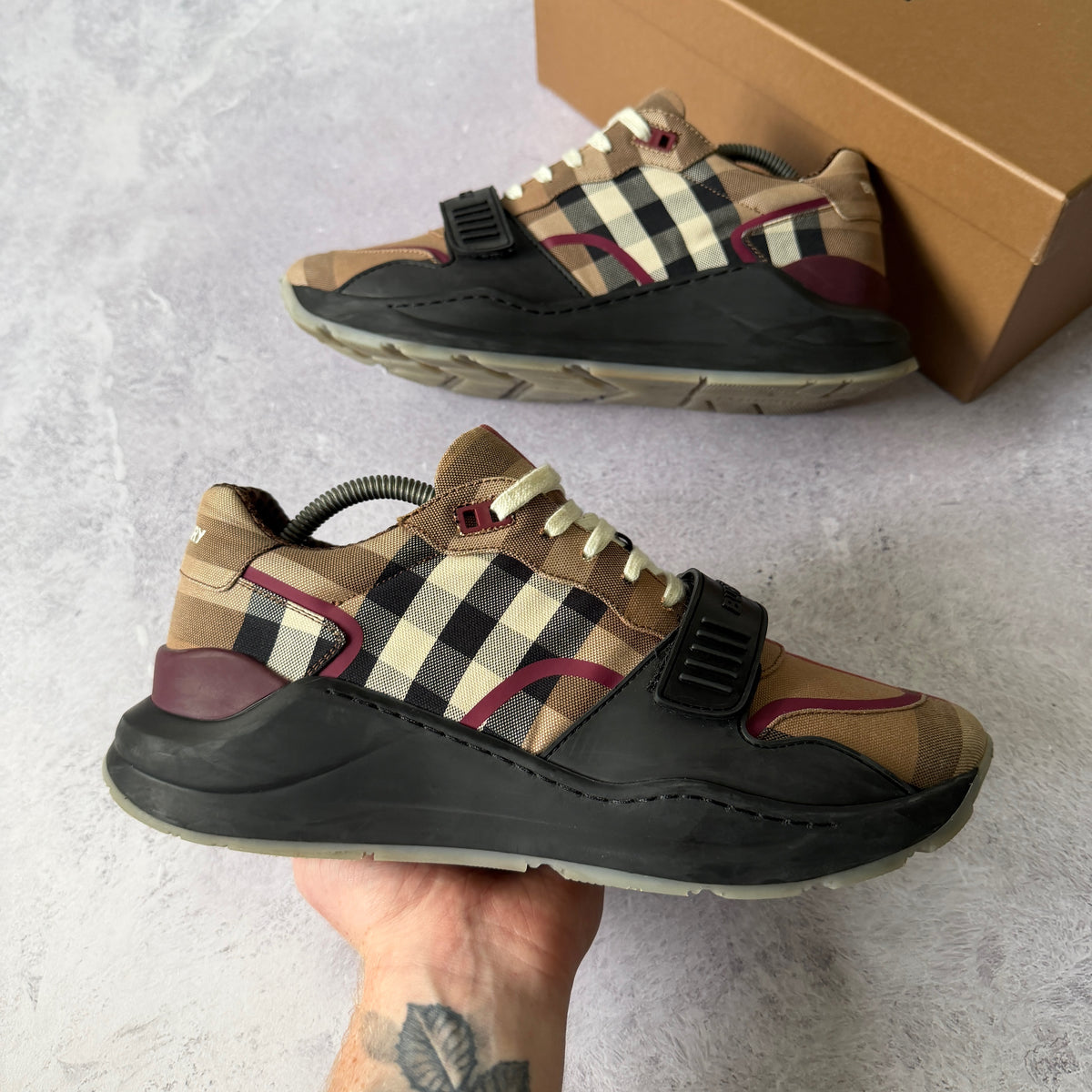 Burberry Ramsey Trainers - UK 9