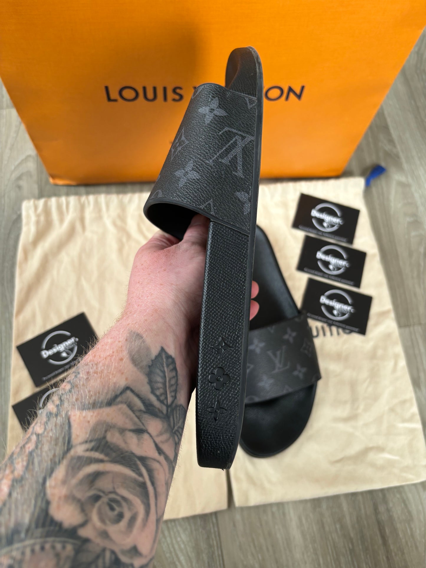 Louis Vuitton Sliders UK 8.5