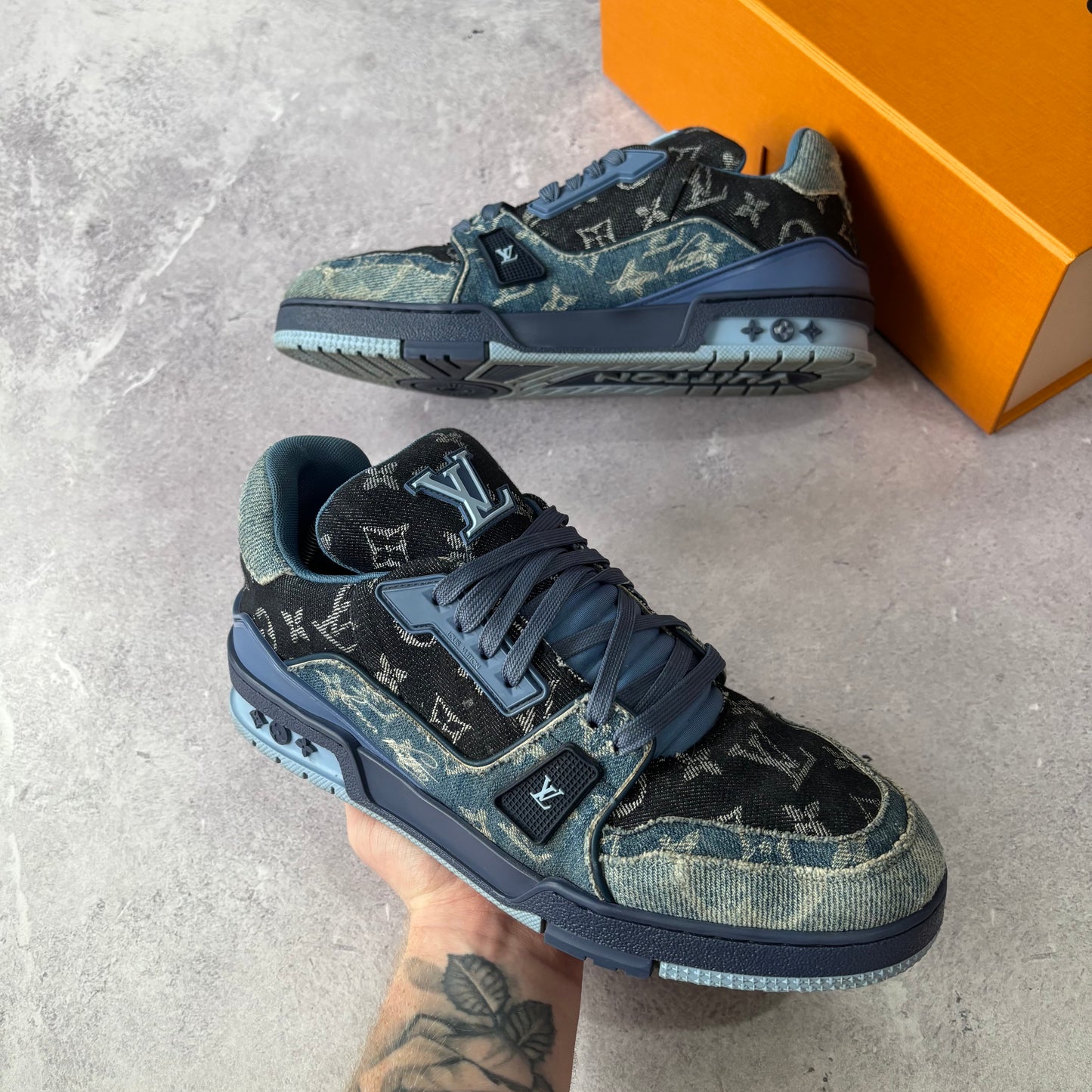 Louis Vuitton Denim Trainers - Fits UK 9