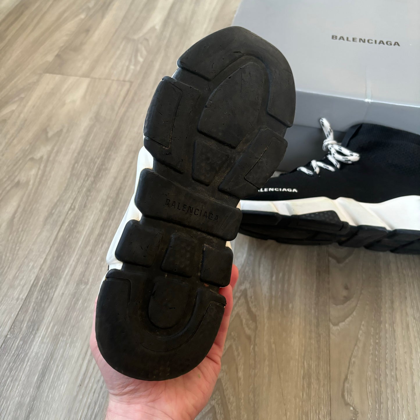 Balenciaga Speed Laced Trainers UK 9