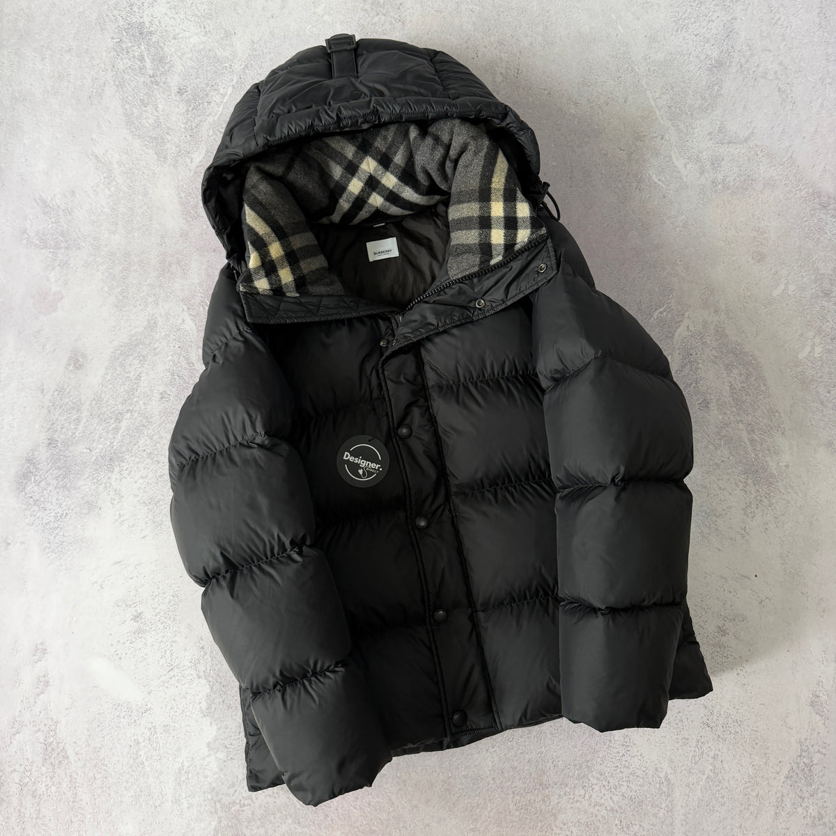 Burberry Puffer Jacket - Fits Small/Medium