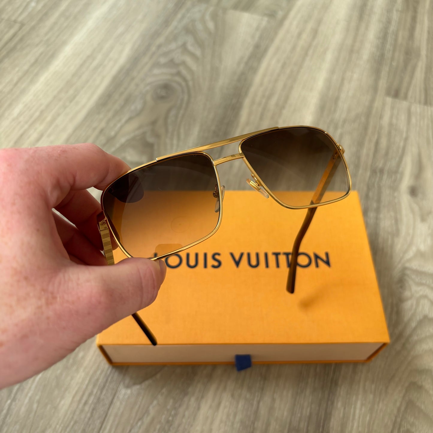 Louis Vuitton Attitude Sunglasses Gold