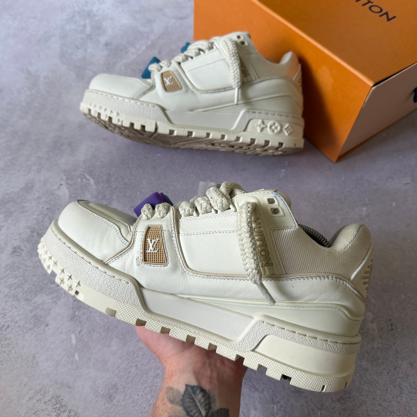 Louis Vuitton Maxi Trainers - Fits UK 10