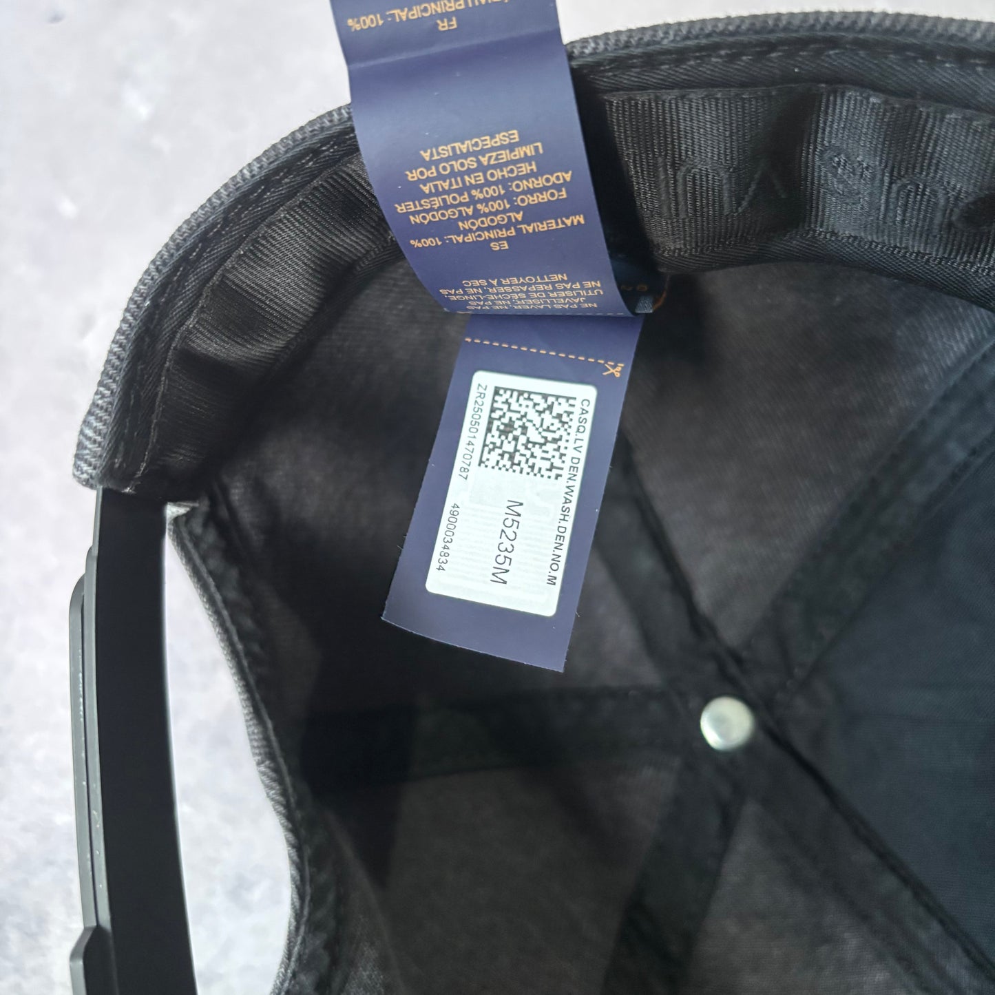 Louis Vuitton Denim Cap