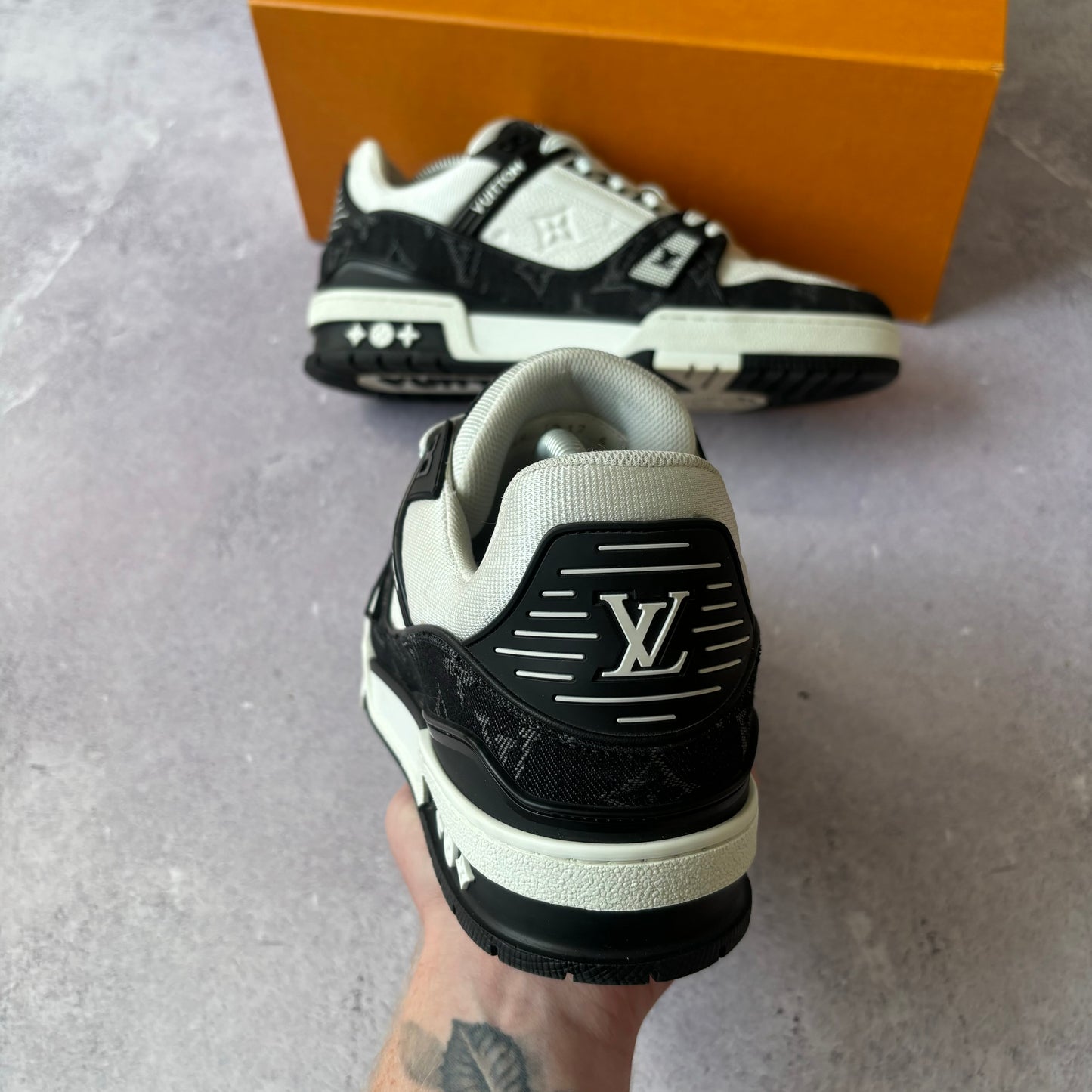 Louis Vuitton Denim Trainers - Fits UK 7