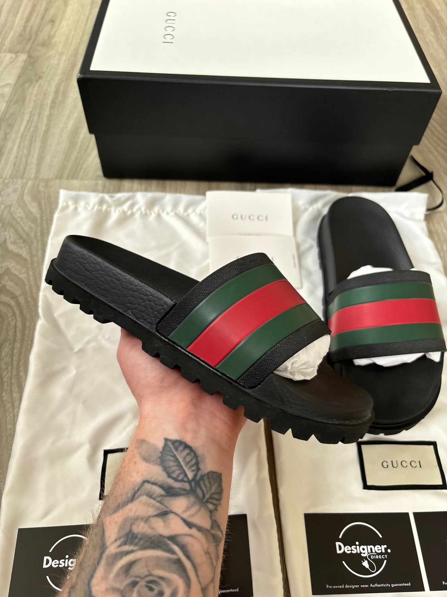 Gucci Sliders UK 6