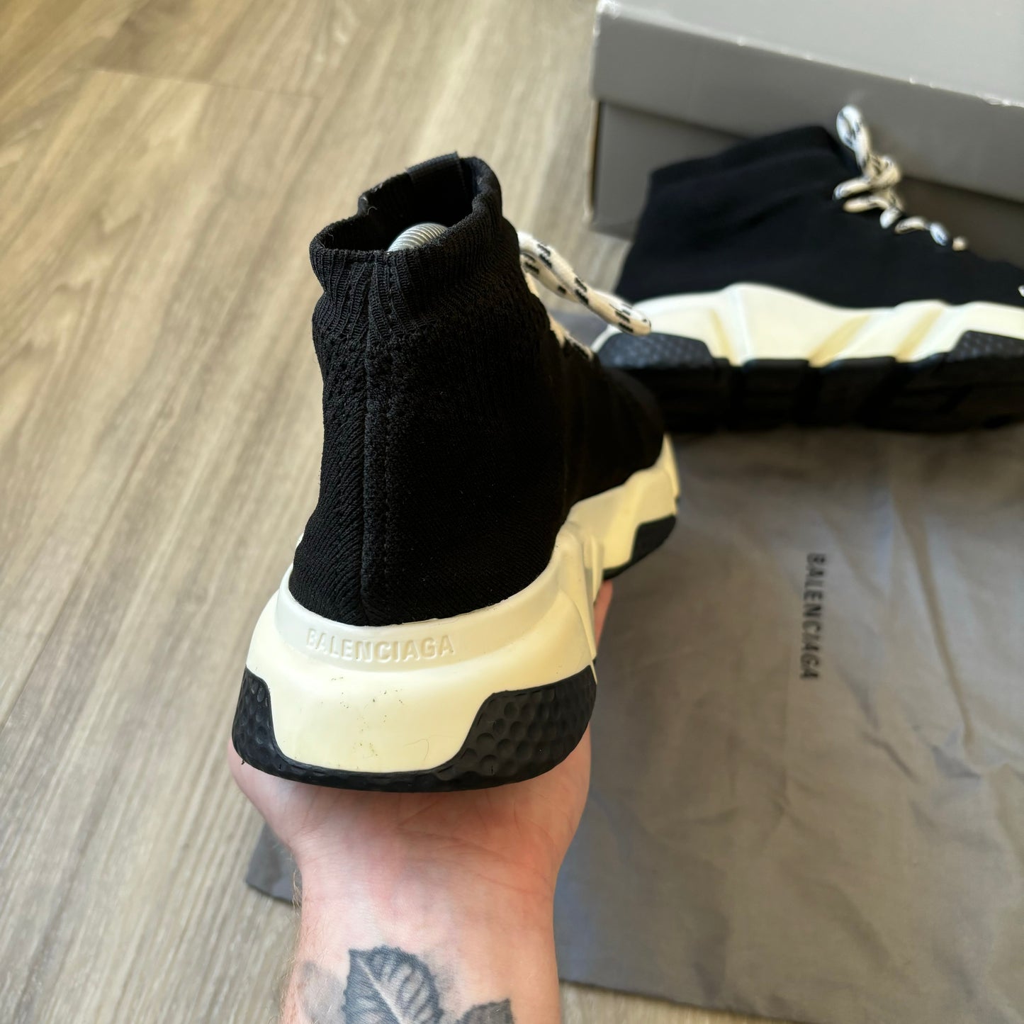 Balenciaga Speed Laced Trainers UK 7