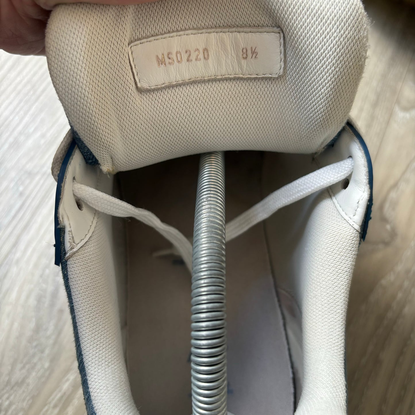 Louis Vuitton Denim Trainers UK 9.5