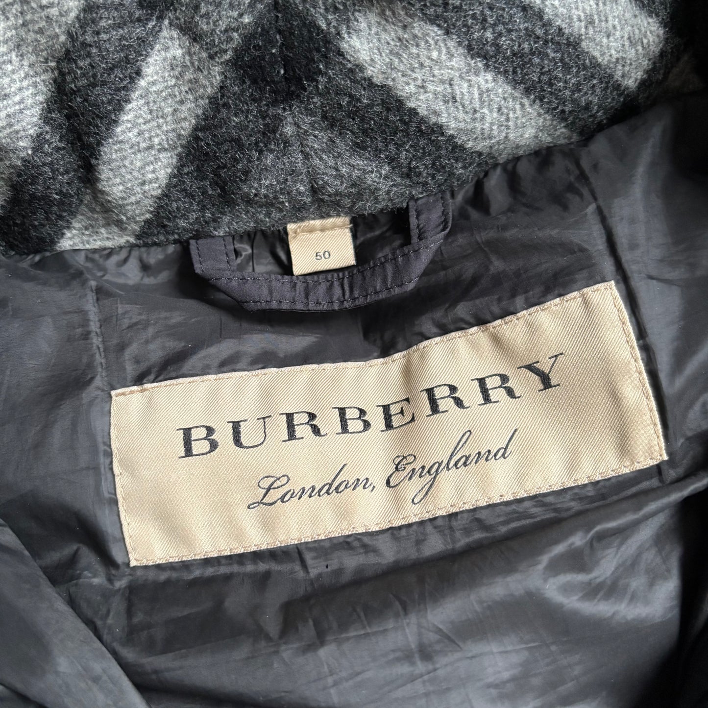 Burberry Puffer Jacket - Fits Large
