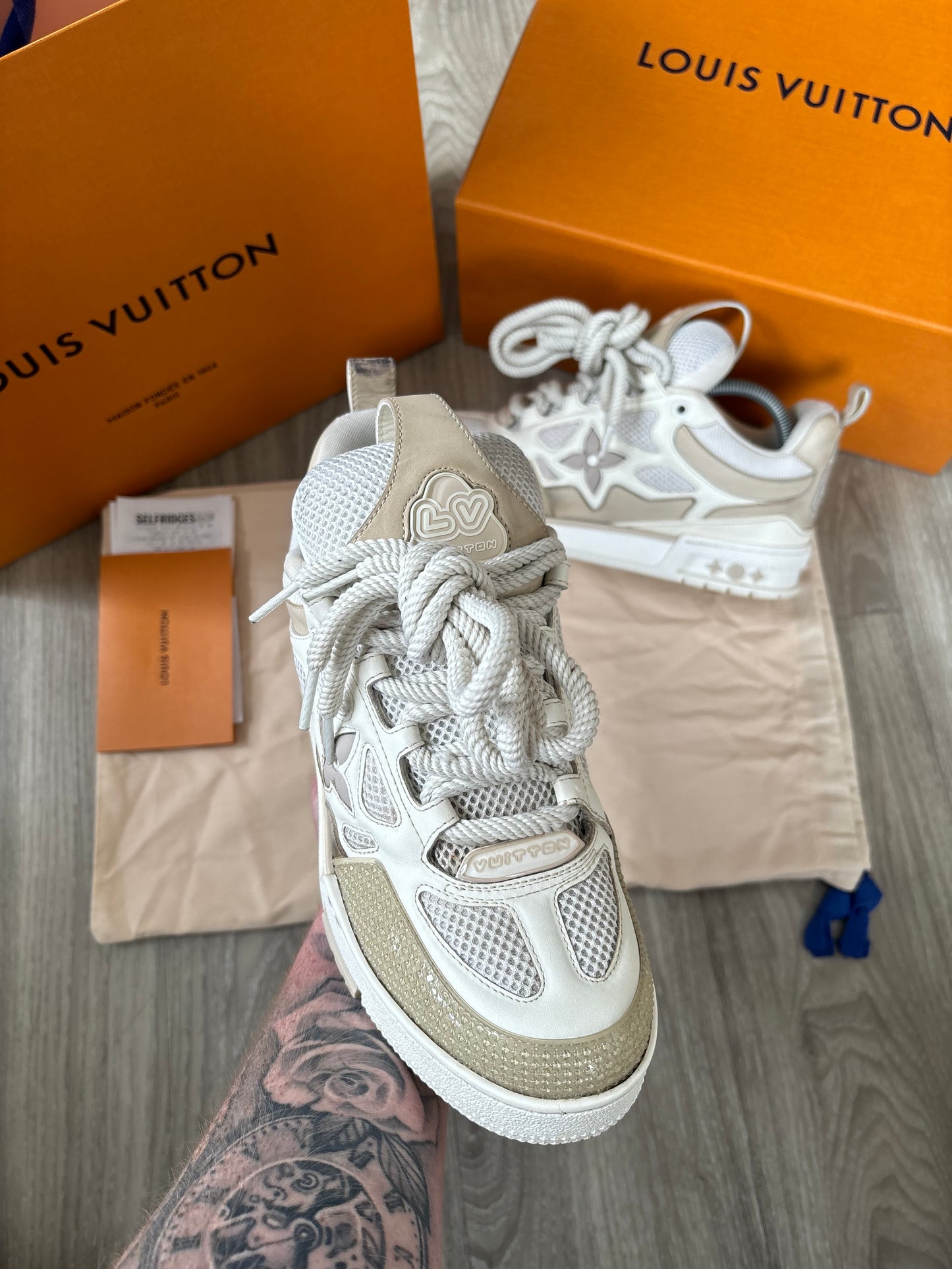 Louis Vuitton Skate Sneakers UK 7.5