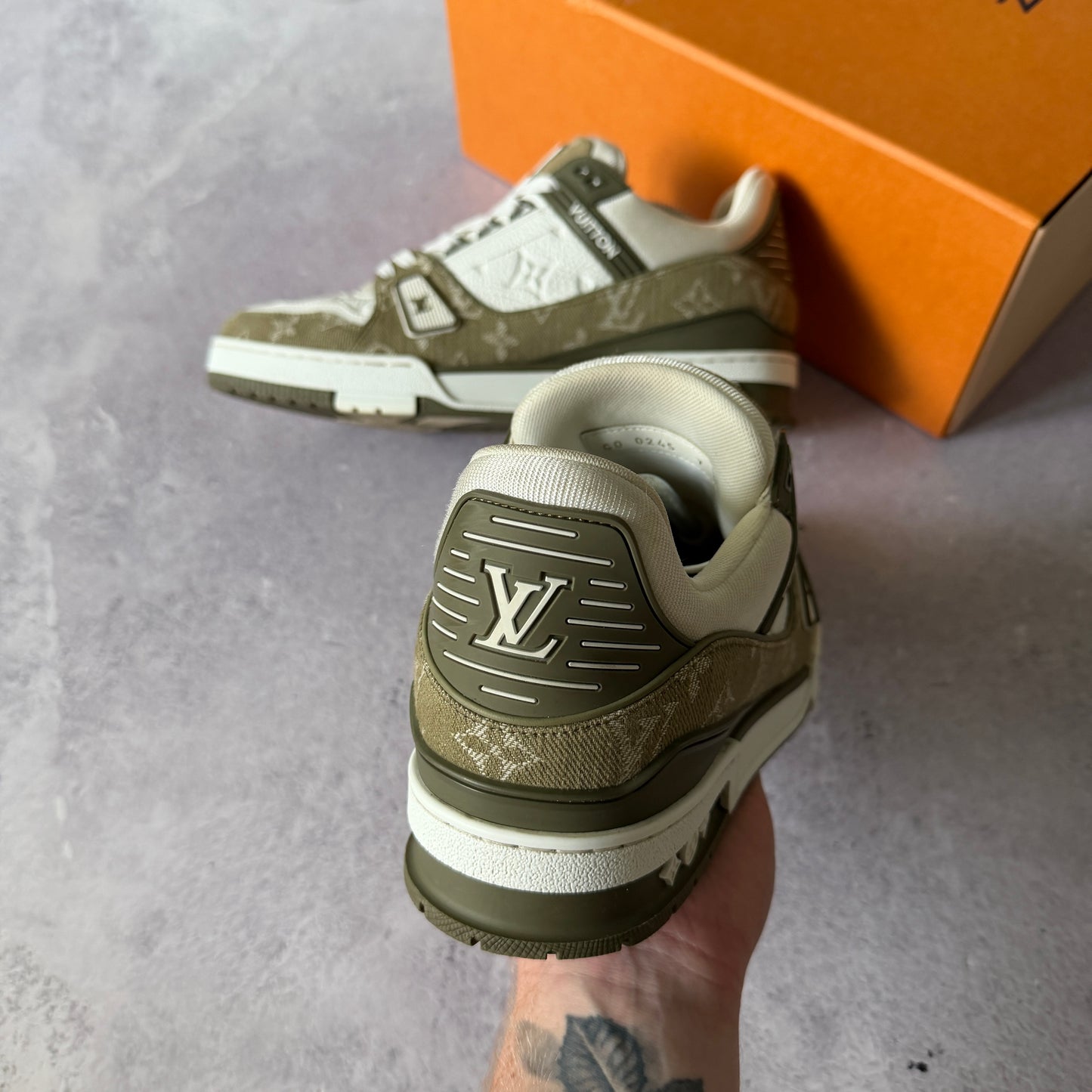 Louis Vuitton Denim Trainers - Fits UK 8