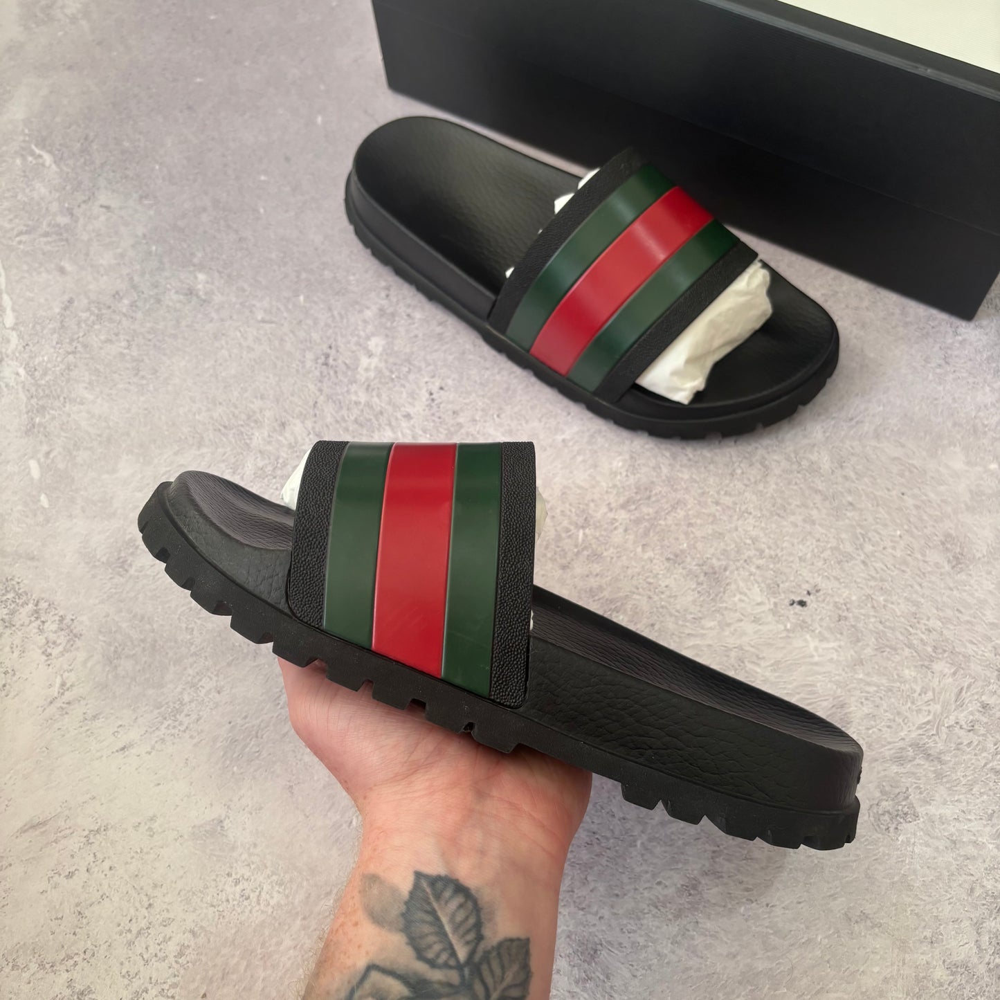 Gucci Web Sliders - UK 8