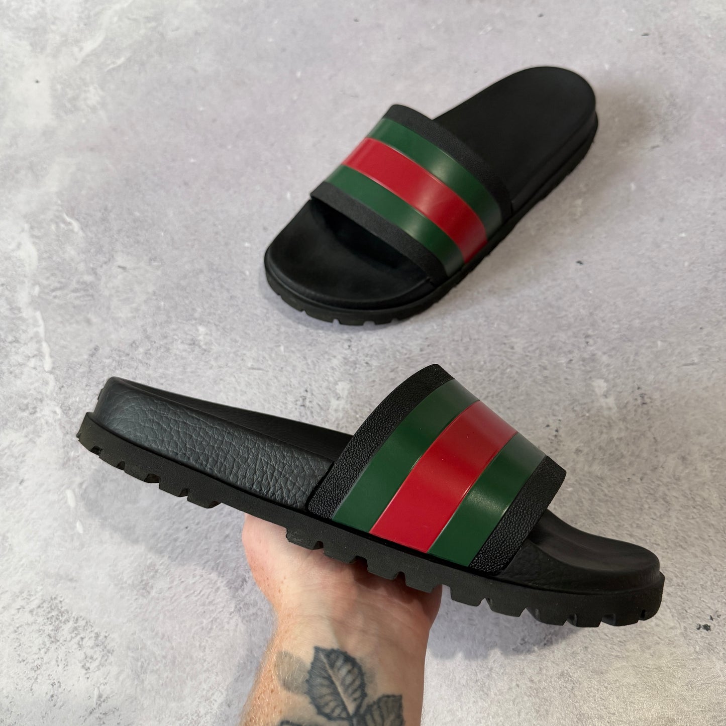 Gucci Web Sliders - UK 9