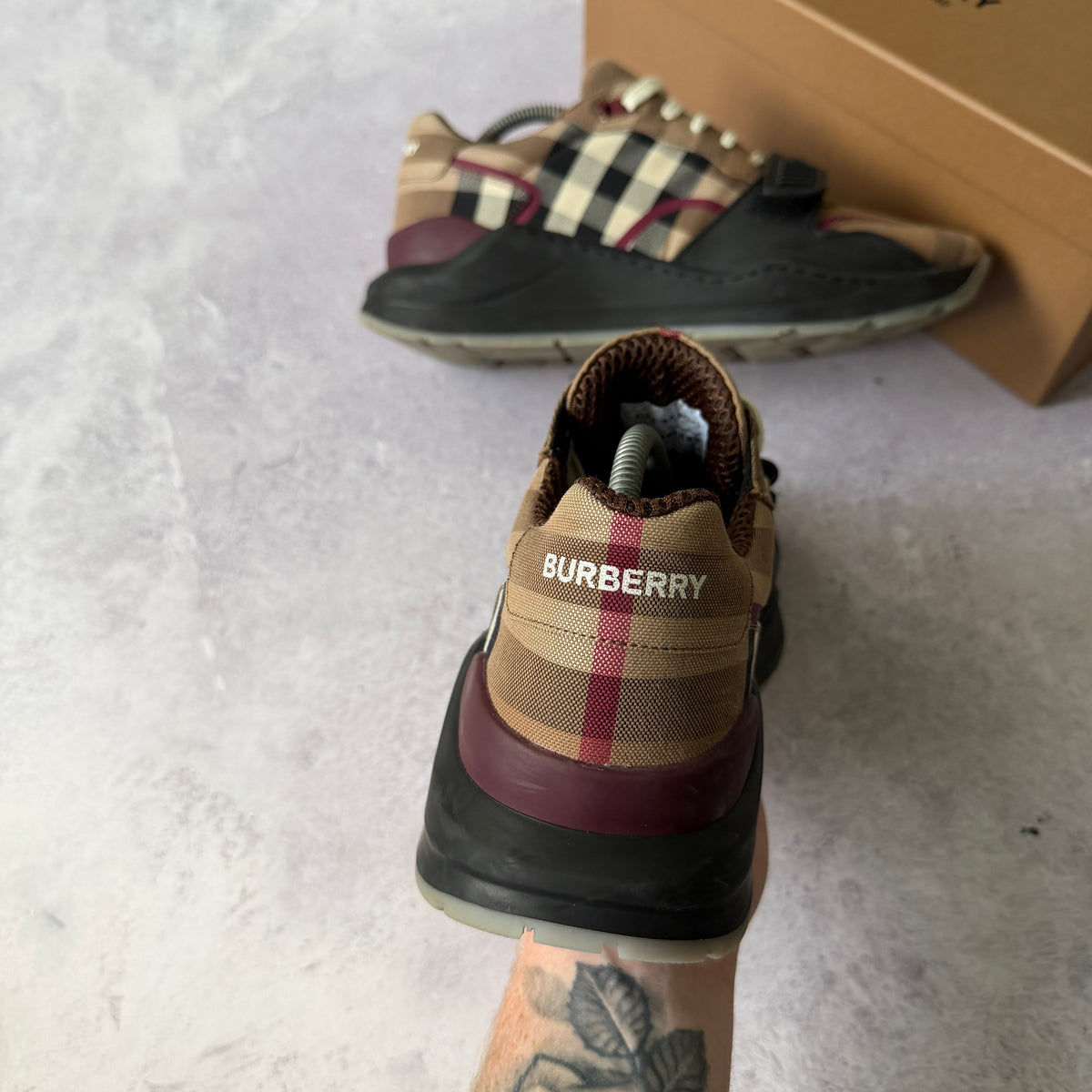 Burberry Ramsey Trainers - UK 9