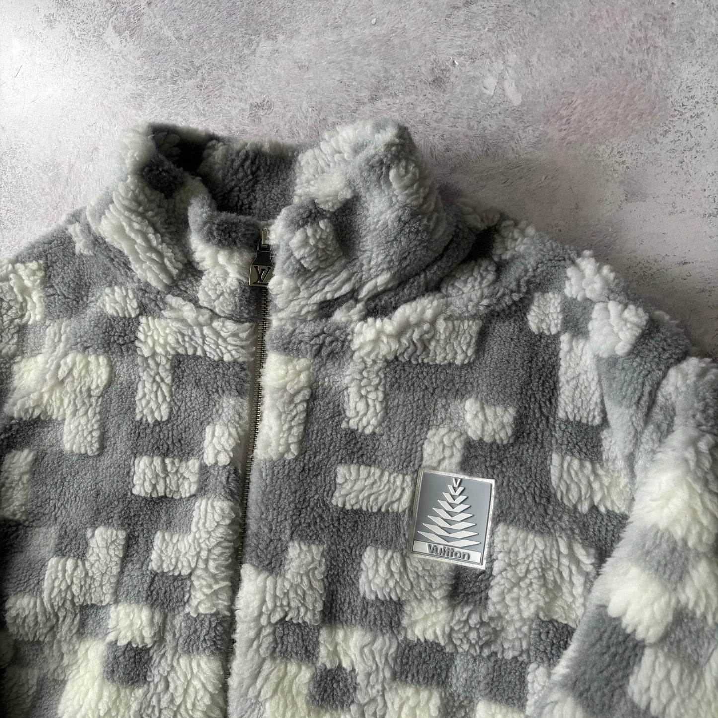 Louis Vuitton Damier Fleece Jacket - Fits XL