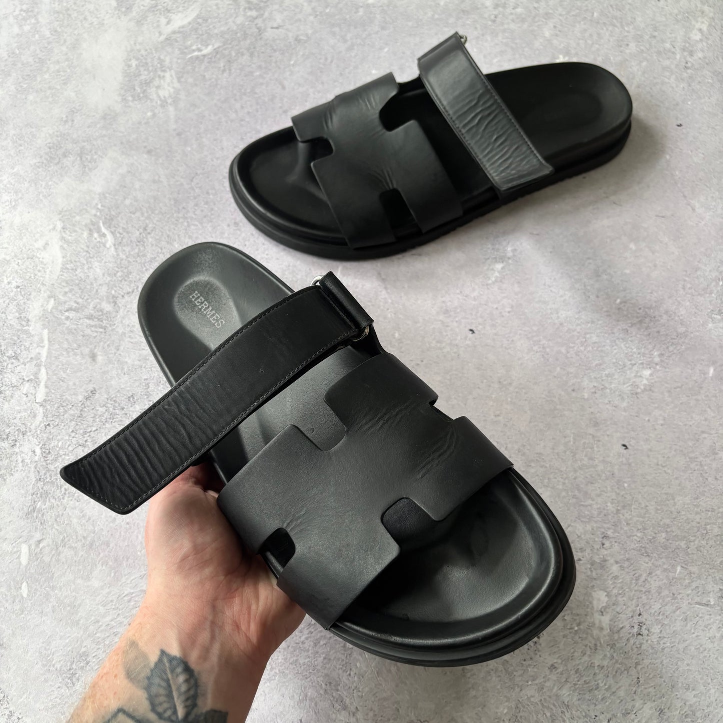Hermes Chypre Sandals - UK 10