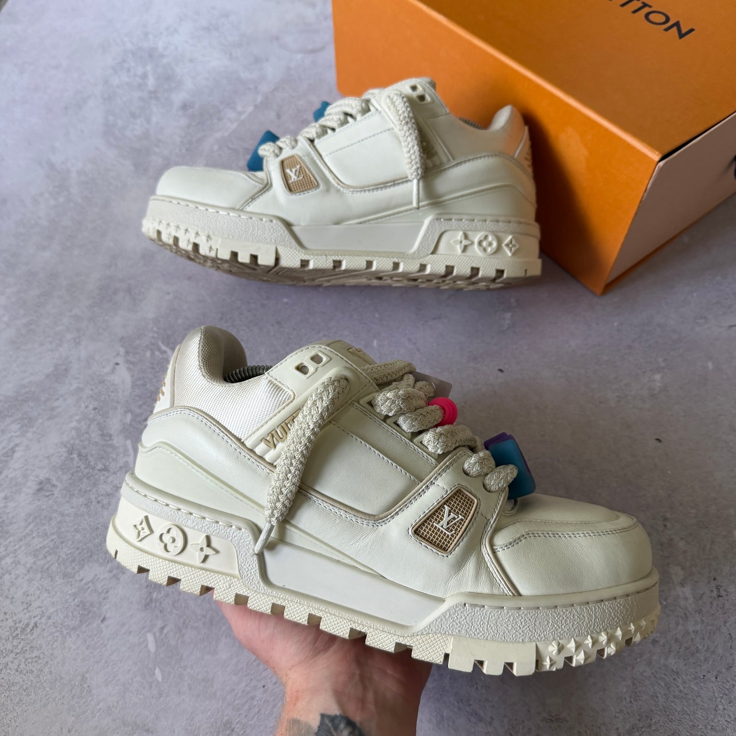 Louis Vuitton Maxi Trainers - Fits UK 10