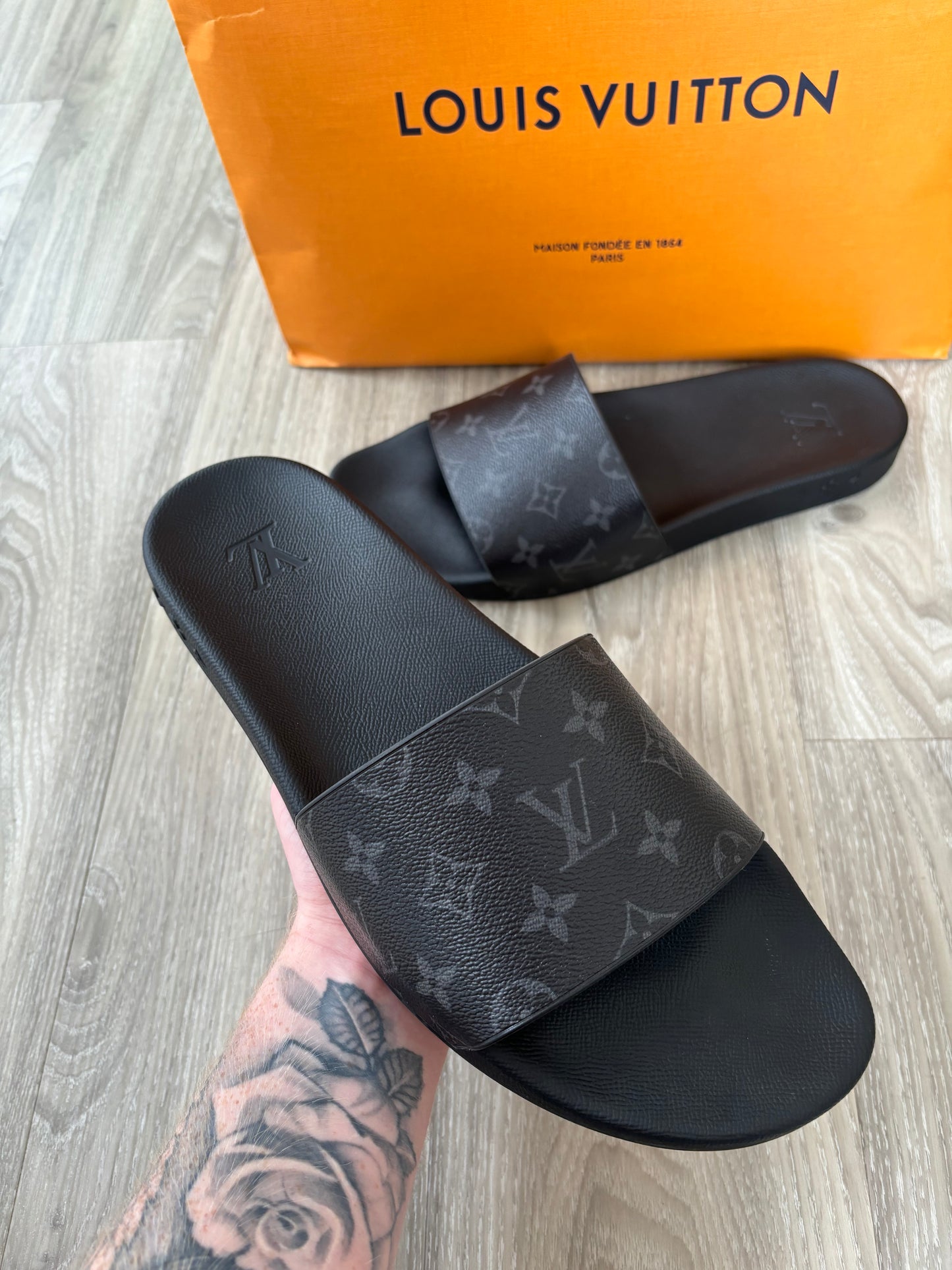 Louis Vuitton Sliders UK 12