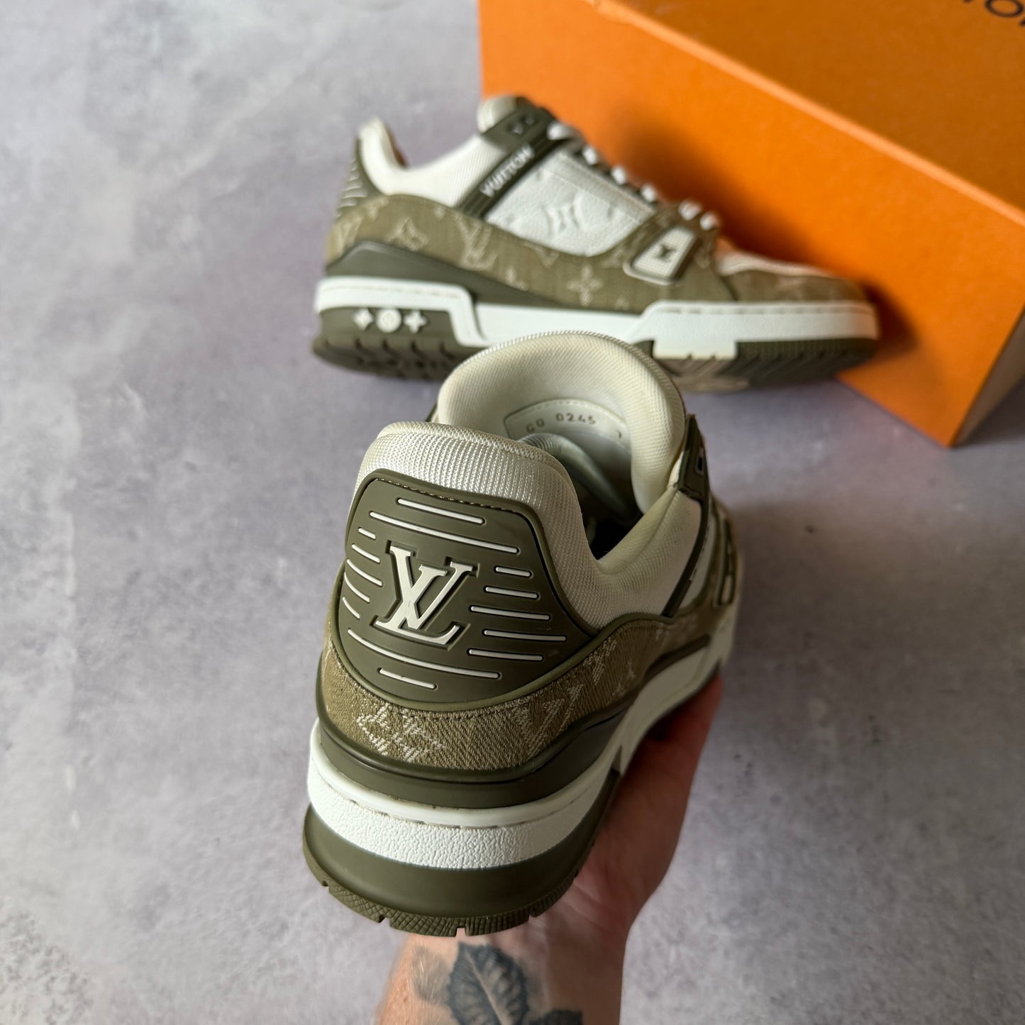 Louis Vuitton Denim Trainers - Fits UK 8