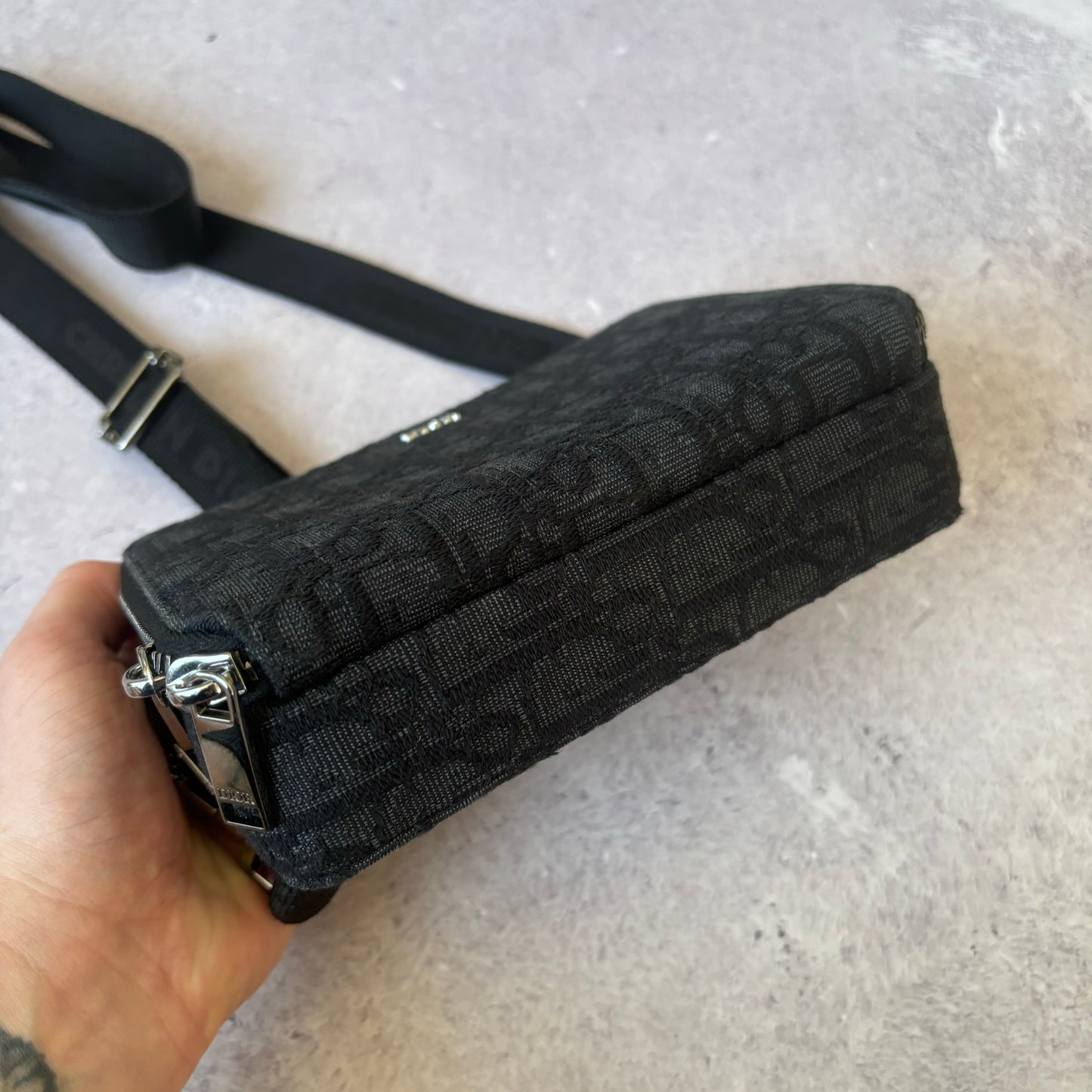 Dior Oblique Jacquard Coin Pouch