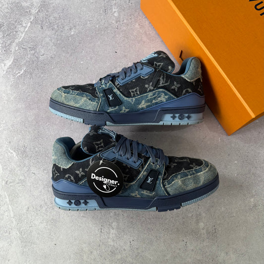 Louis Vuitton Denim Trainers - Fits UK 9