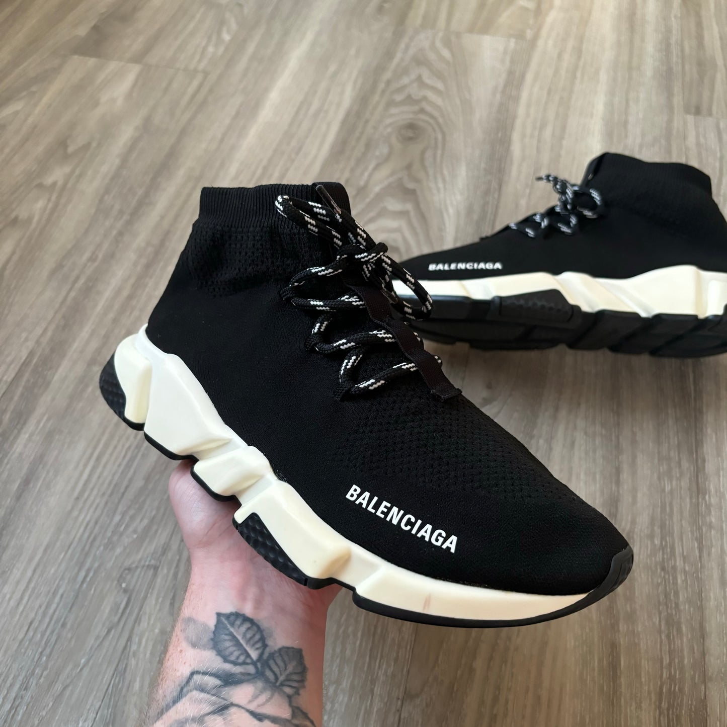 Balenciaga Speed Laced Trainers UK 9