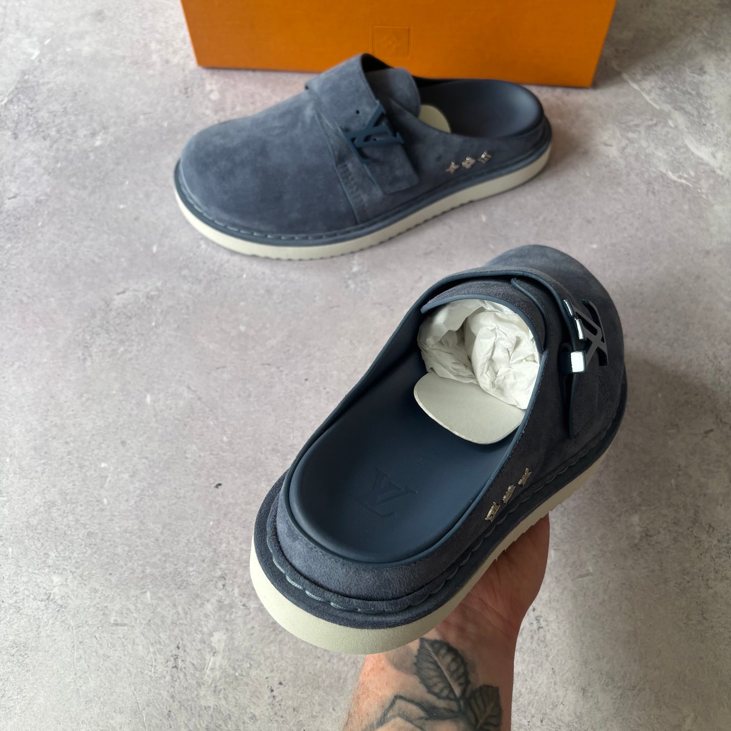 Brand New Louis Vuitton Easy Mules - Fits UK 8.5