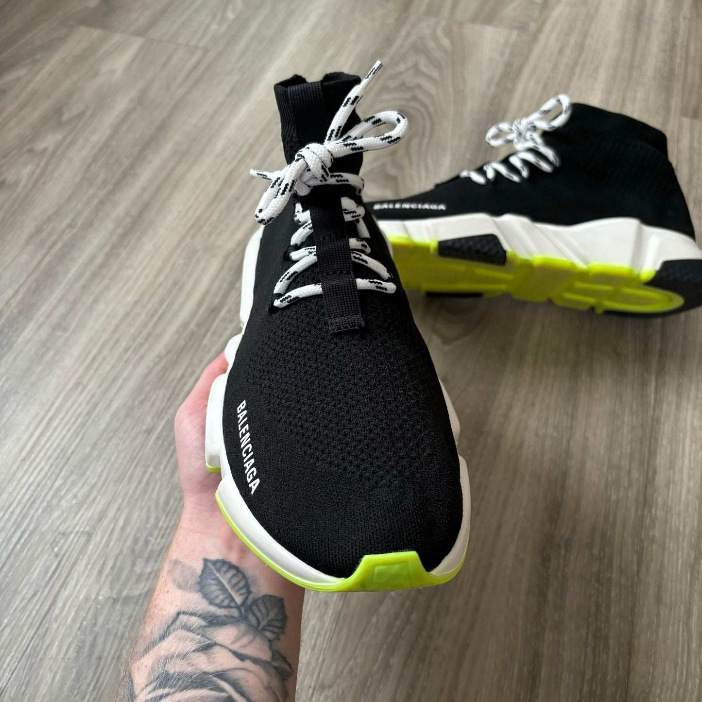 Balenciaga Speed Laced Trainers UK 9