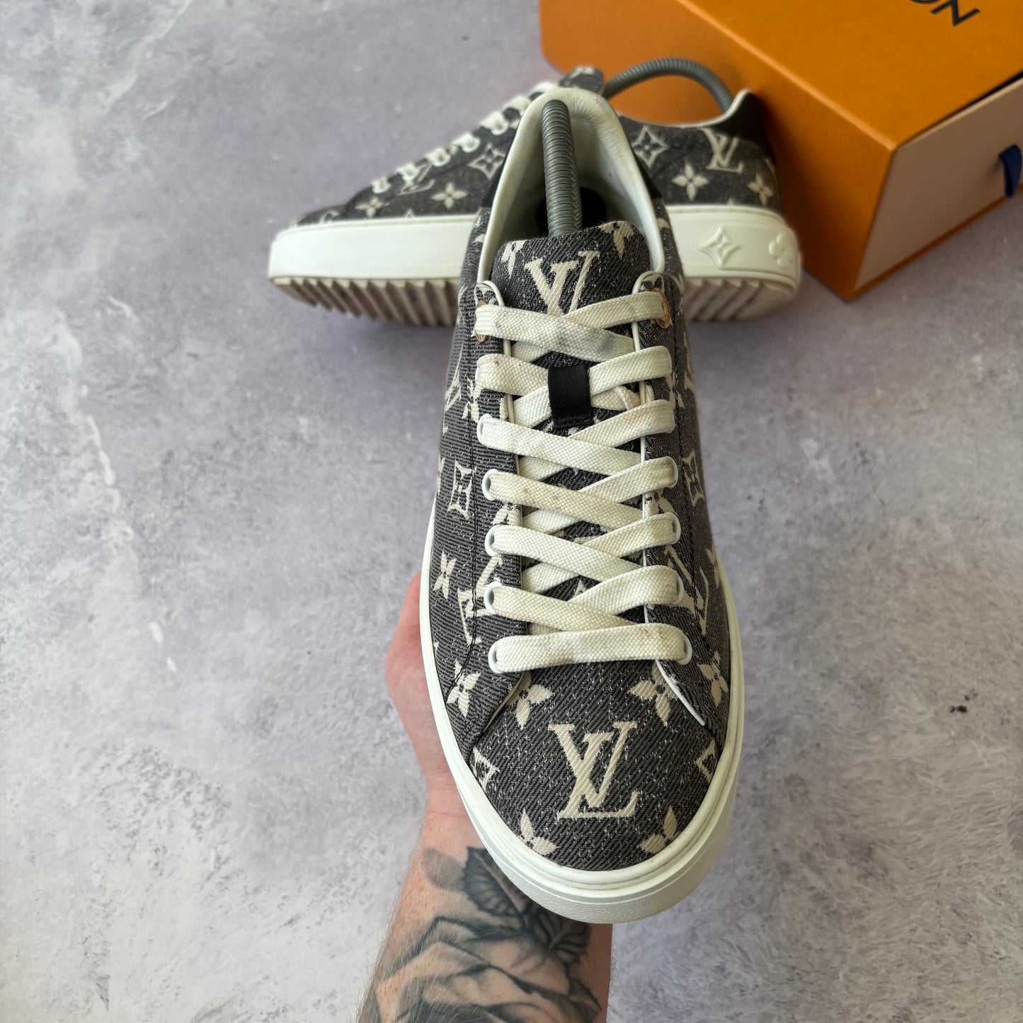 Womens Louis Vuitton Time Out Trainers - Fits UK 6