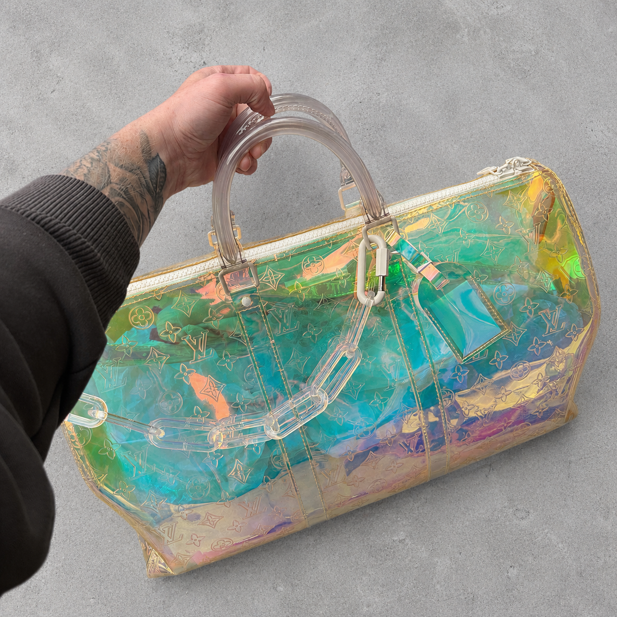 Louis Vuitton Prism Keepall 50 Bag