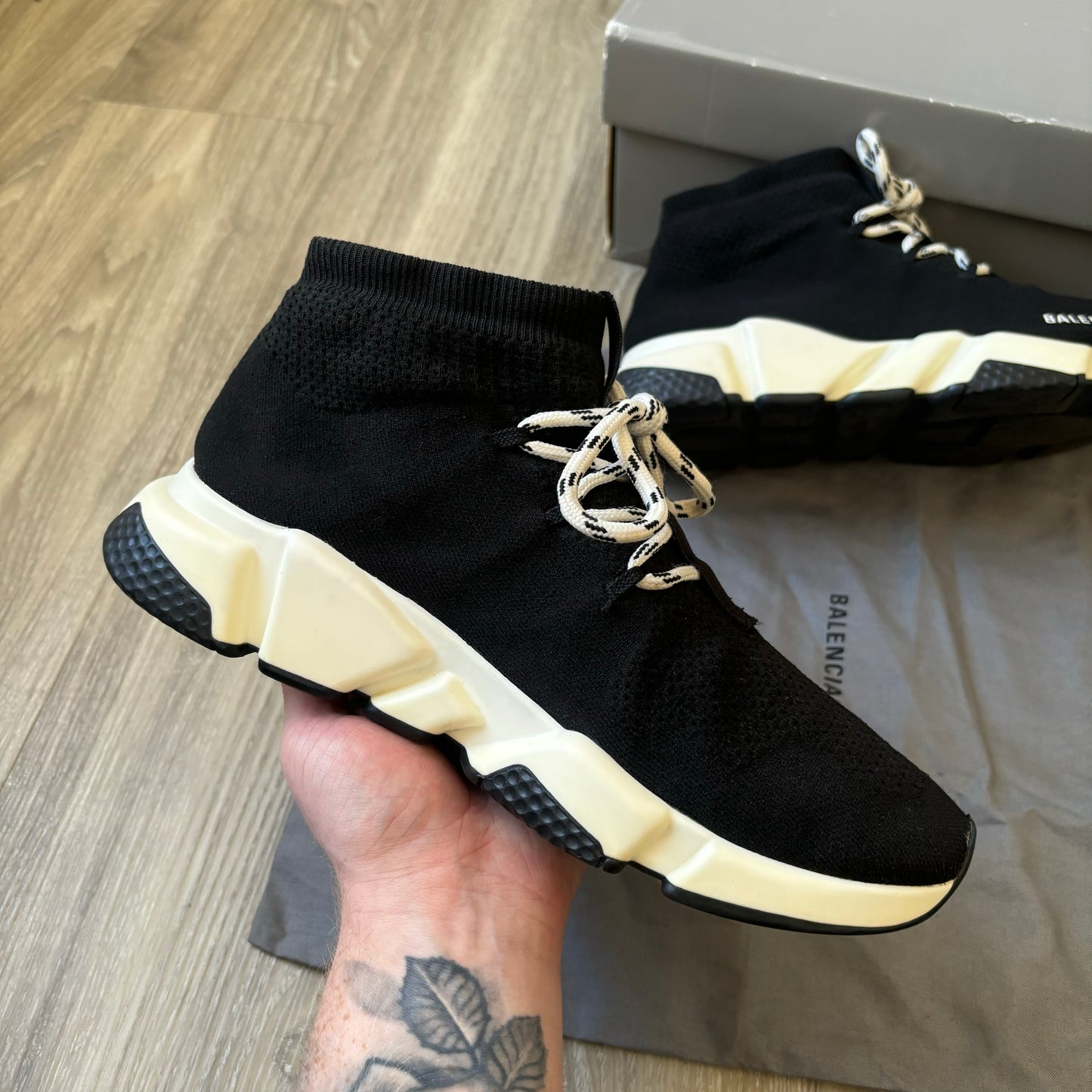 Balenciaga Speed Laced Trainers UK 7