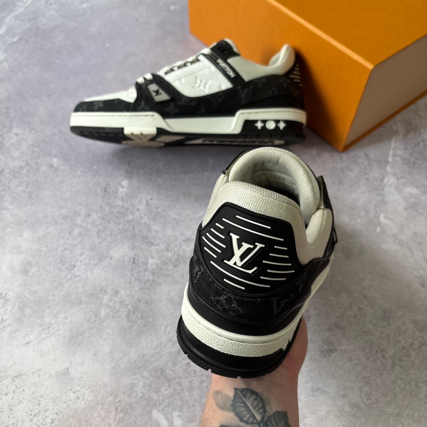 Louis Vuitton Denim Trainers - Fits UK 10.5