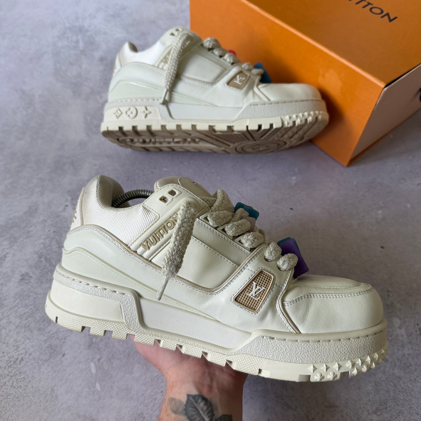 Louis Vuitton Maxi Trainers - Fits UK 10