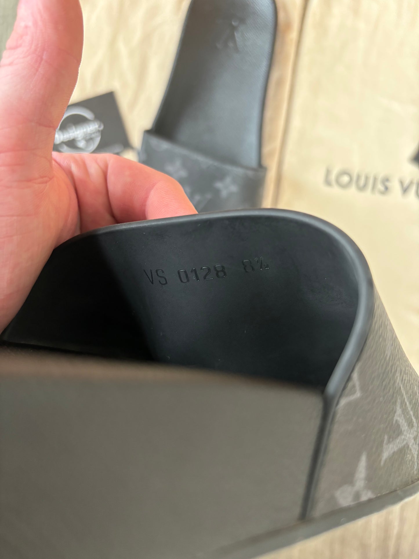 Louis Vuitton Sliders UK 8.5