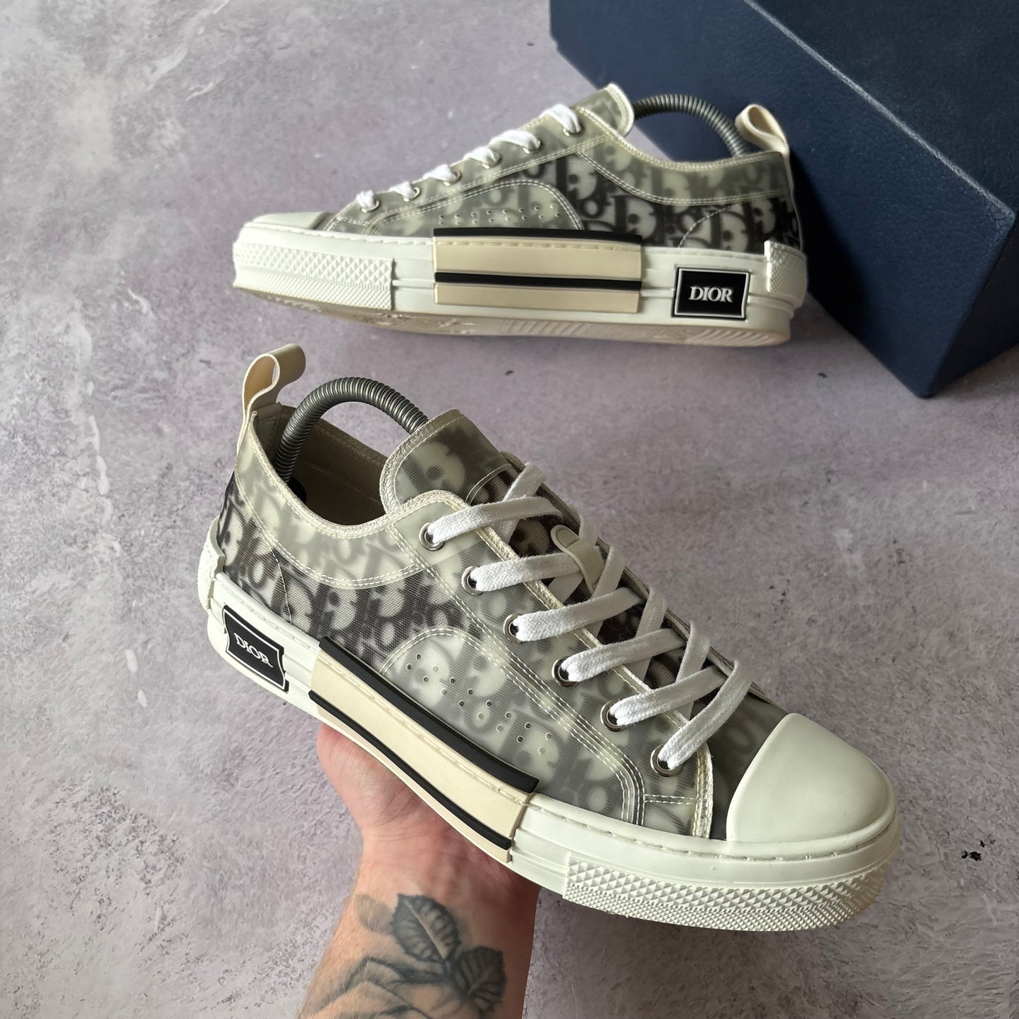 Dior B23 Low Trainers - UK 7.5
