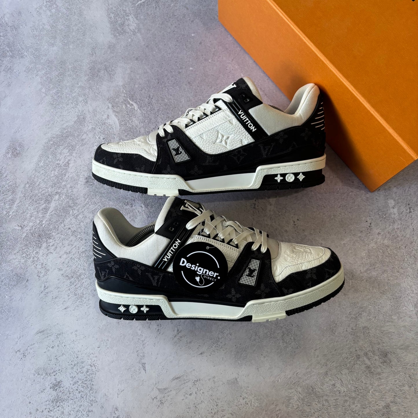 Louis Vuitton Denim Trainers - Fits UK 10