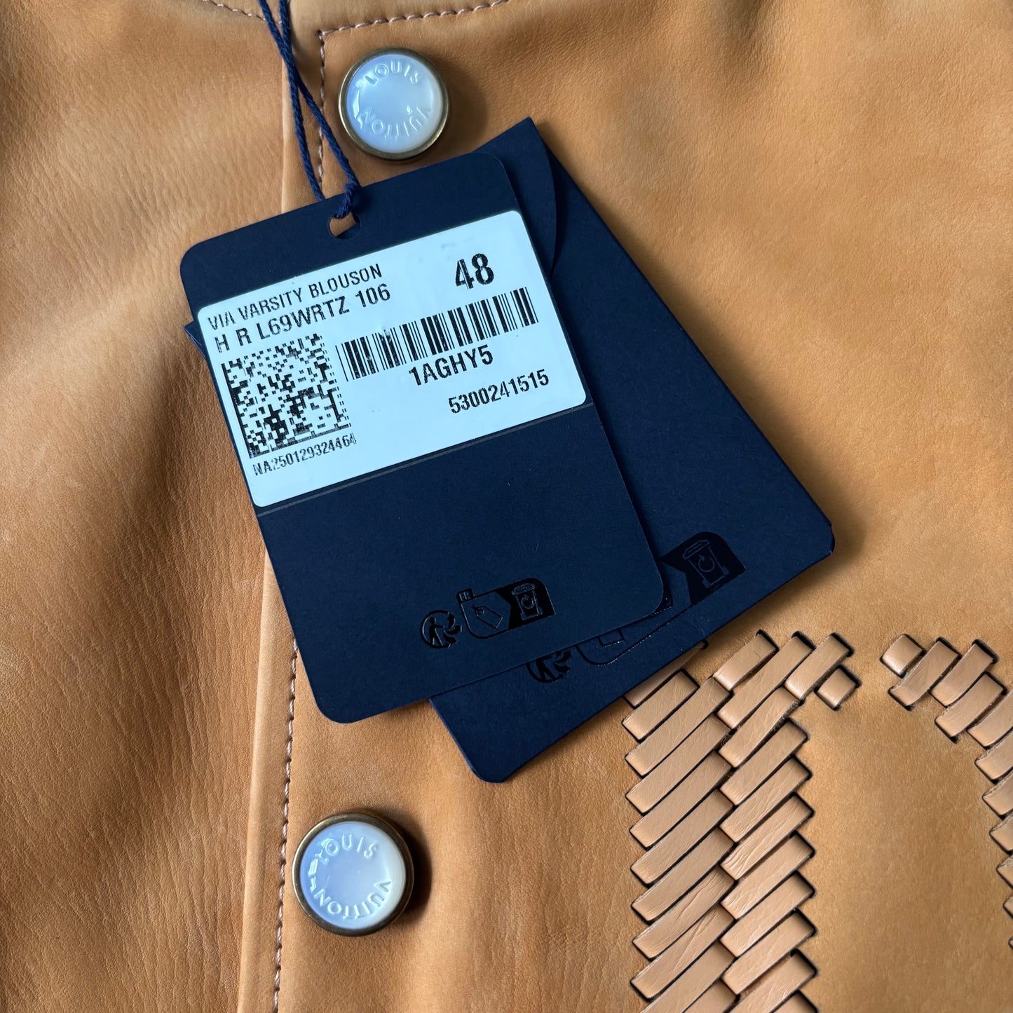 Brand New Louis Vuitton VIA Varsity Jacket - Fits Medium